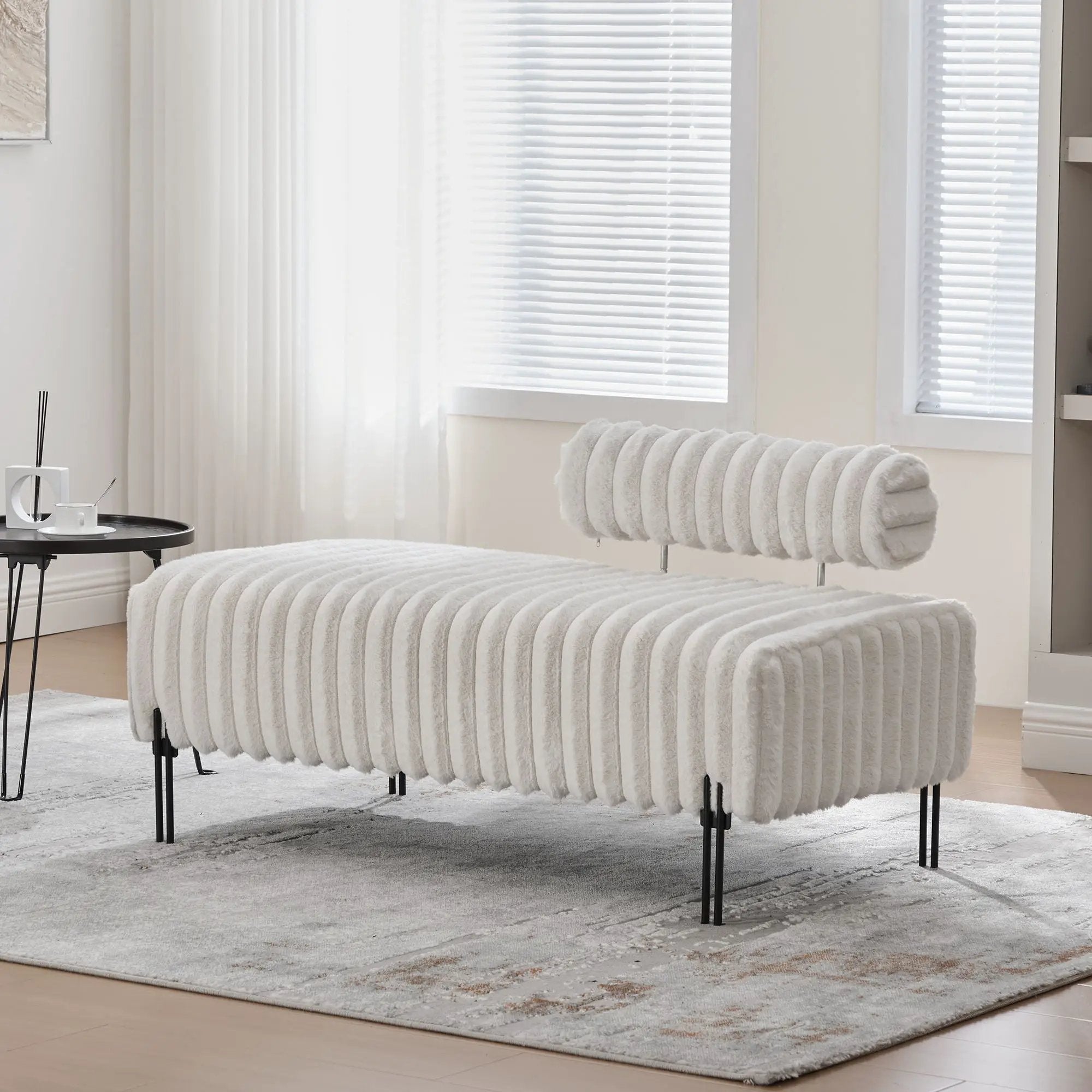 Mini Loveseat With Adjustable Backrest by Unique Piece Furniture