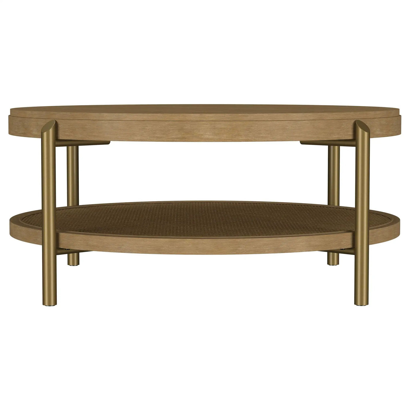 Benson - Round Table With Storage Shelf by HouseOfZazla