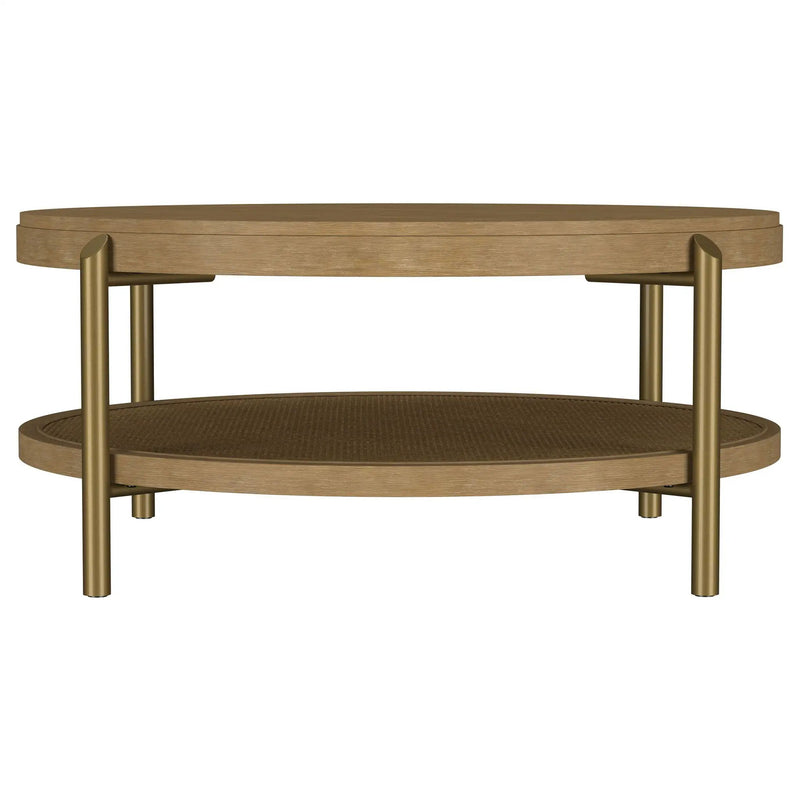 Benson - Round Table With Storage Shelf