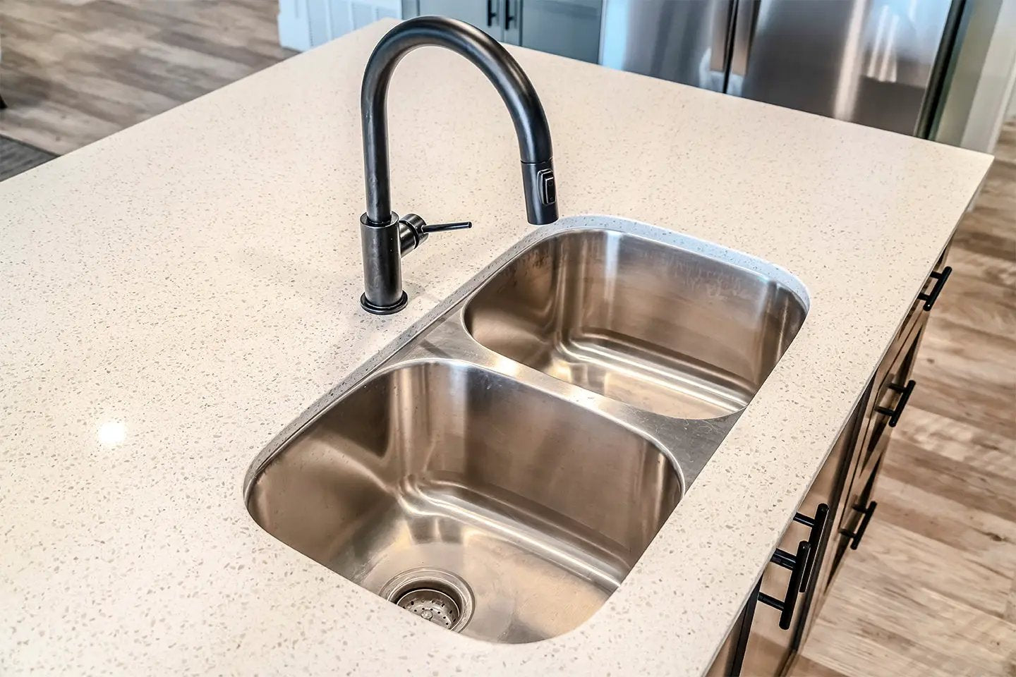 Stainless Steel Sink 50/50 (Double Bowl) by The Original Granite Bracket