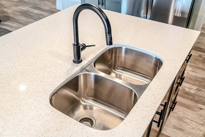 Stainless Steel Sink 50/50 (Double Bowl) by The Original Granite Bracket
