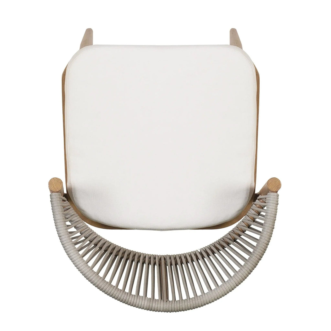 Outdoor Bar Height Metal Frame Counter Stools with Scallop-Shaped Backrest & Water-Resistant Cushions by HouseOfZazla