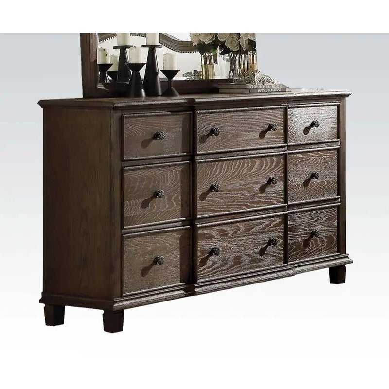 Baudouin - Dresser - Weathered Oak by Unique Piece Furniture