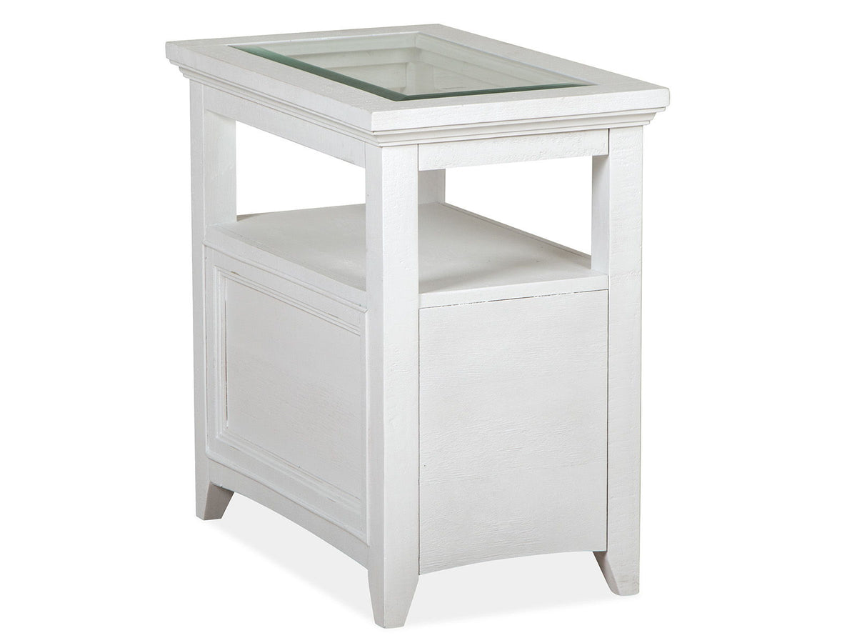 Heron Cove - Chairside End Table - Chalk White, photo 3 of 7
