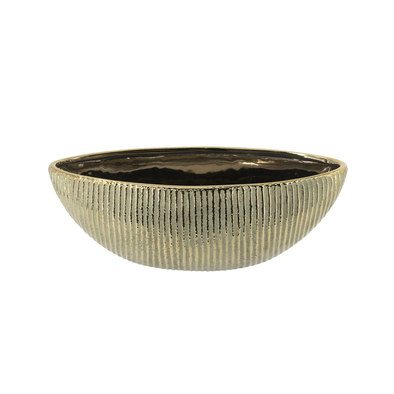 Ceramic Planter Bowl with Textured Finish, photo 2 of 8