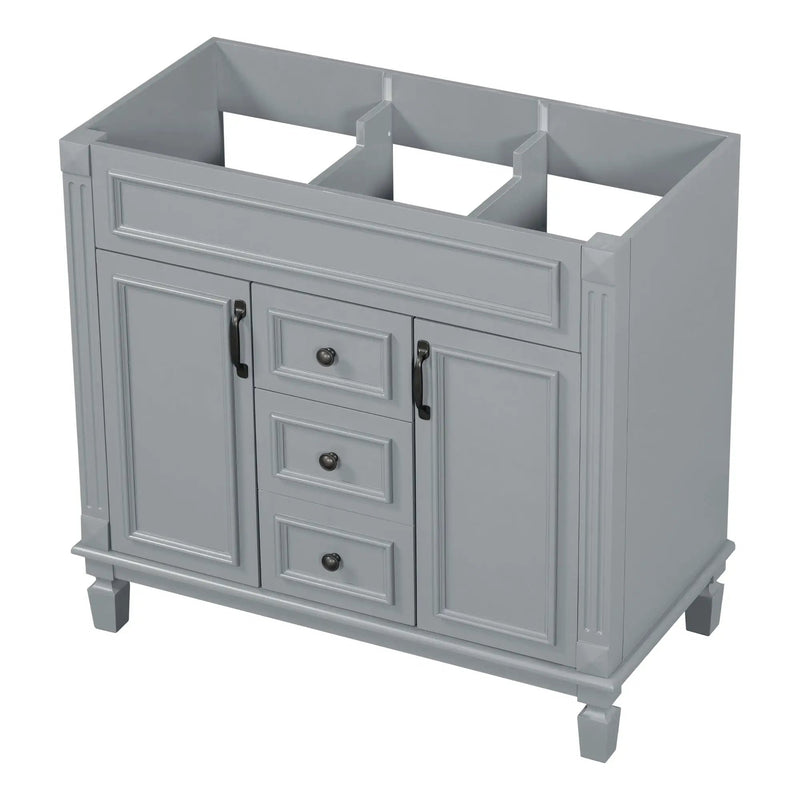 Bathroom Vanity Cabinet With 2 Soft Closing Doors And 2 Drawers by Unique Piece Furniture