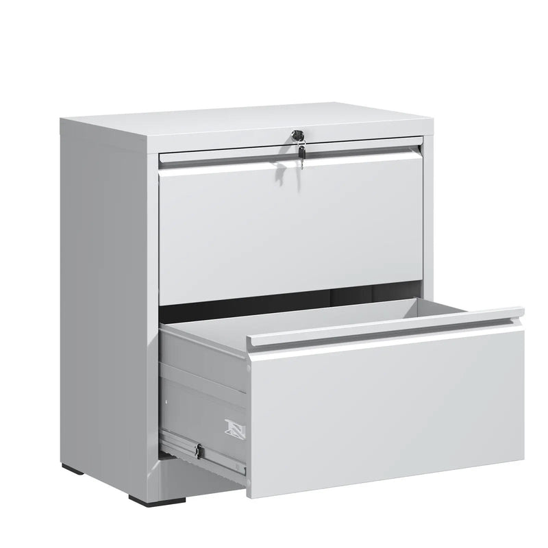 Premium Drawer Metal Lateral File Cabinet With Lock by Unique Piece Furniture