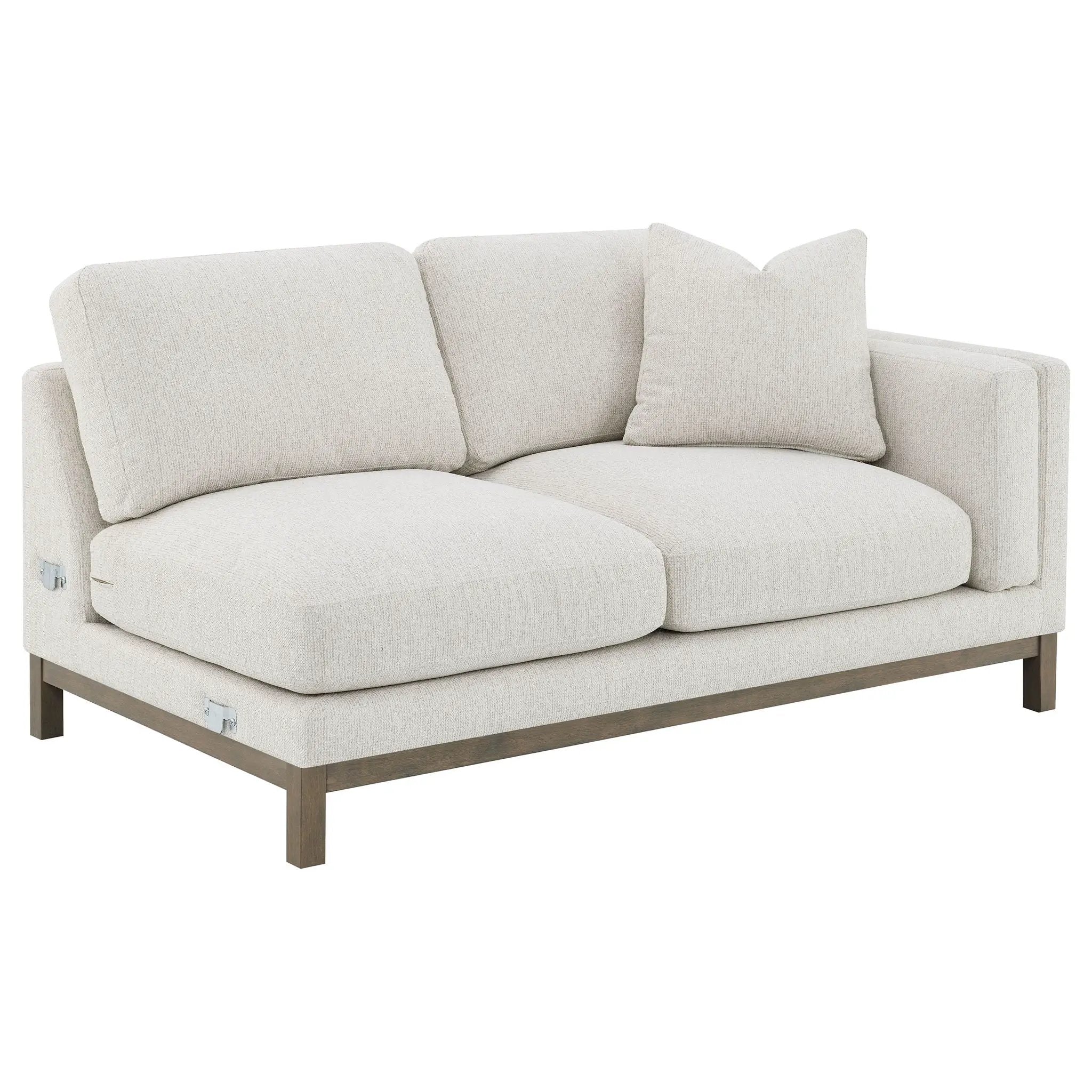 O'Brien - Sectional Sofa With Left Chaise - Sand by HouseOfZazla