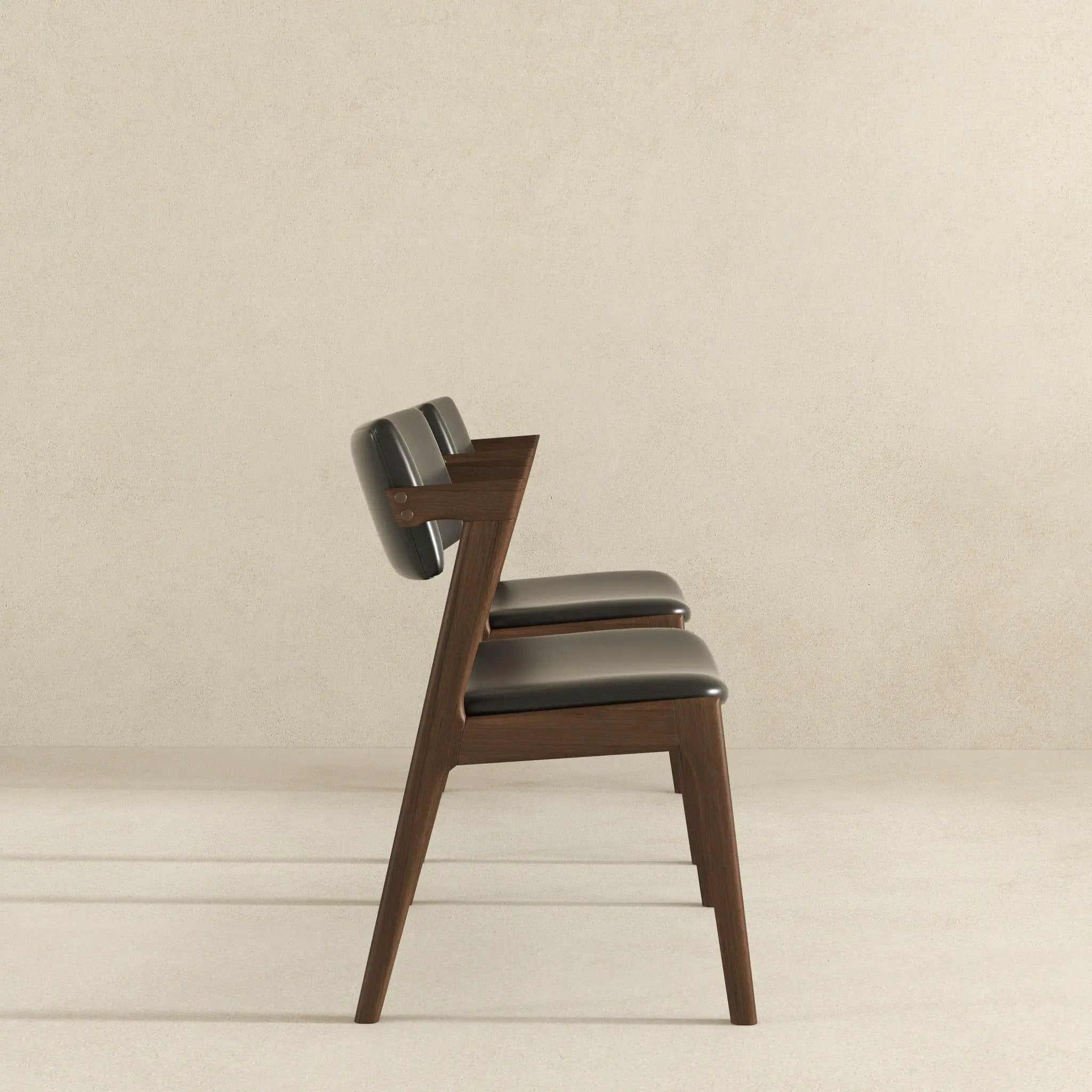 Edwin - Mid-Century Modern Dining Chair (Set of 2) by HouseOfZazla