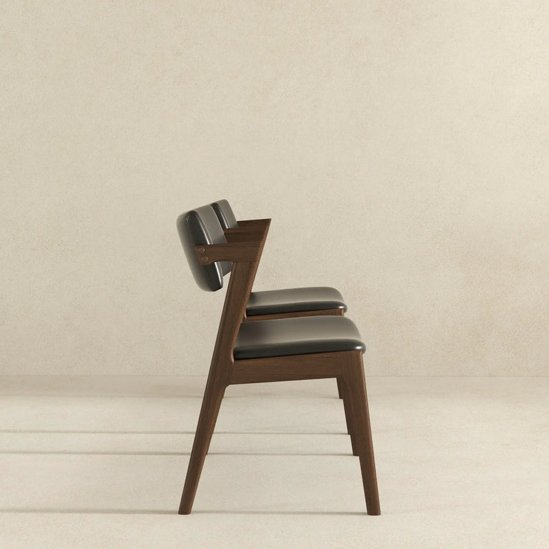 Edwin - Mid-Century Modern Dining Chair (Set of 2) by HouseOfZazla