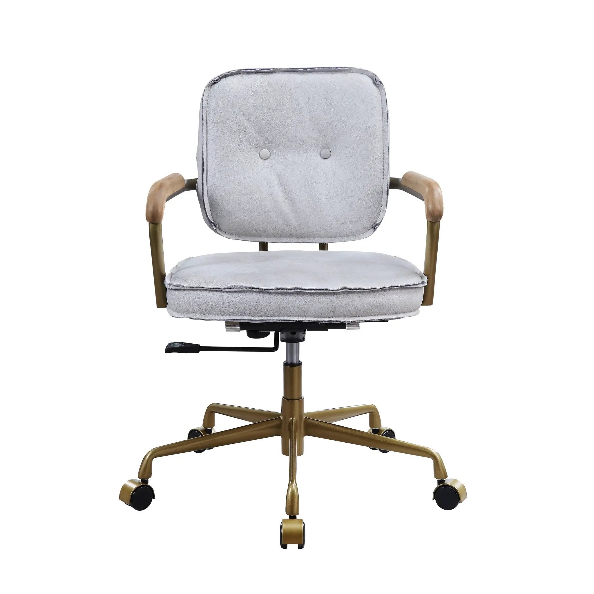 Siecross Top Grain Leather Office Chair by HouseOfZazla