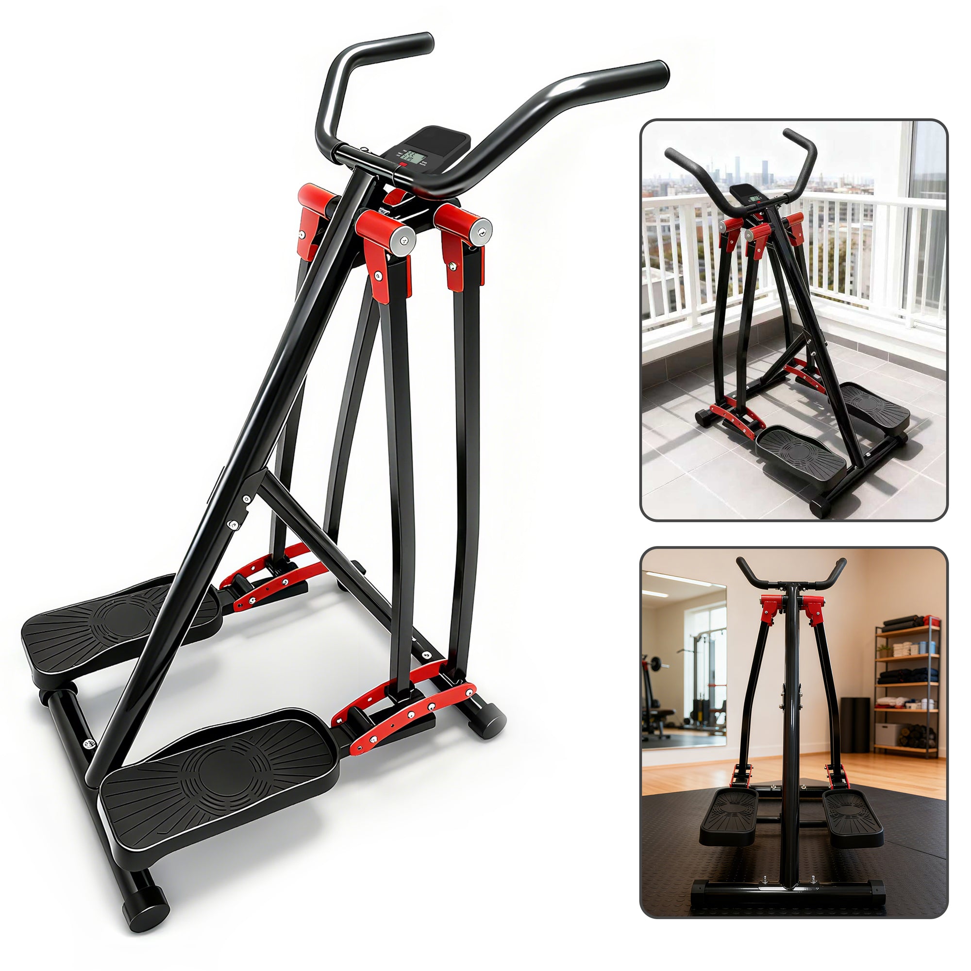 Air Walking Elliptical Machine - Foldable Cardio Cross Trainer by HouseOfZazla