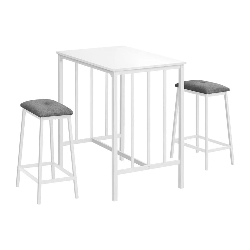 3 Pieces Dining Set, Counter Height, Rectangular, Small, Contemporary & Modern by Unique Piece Furniture