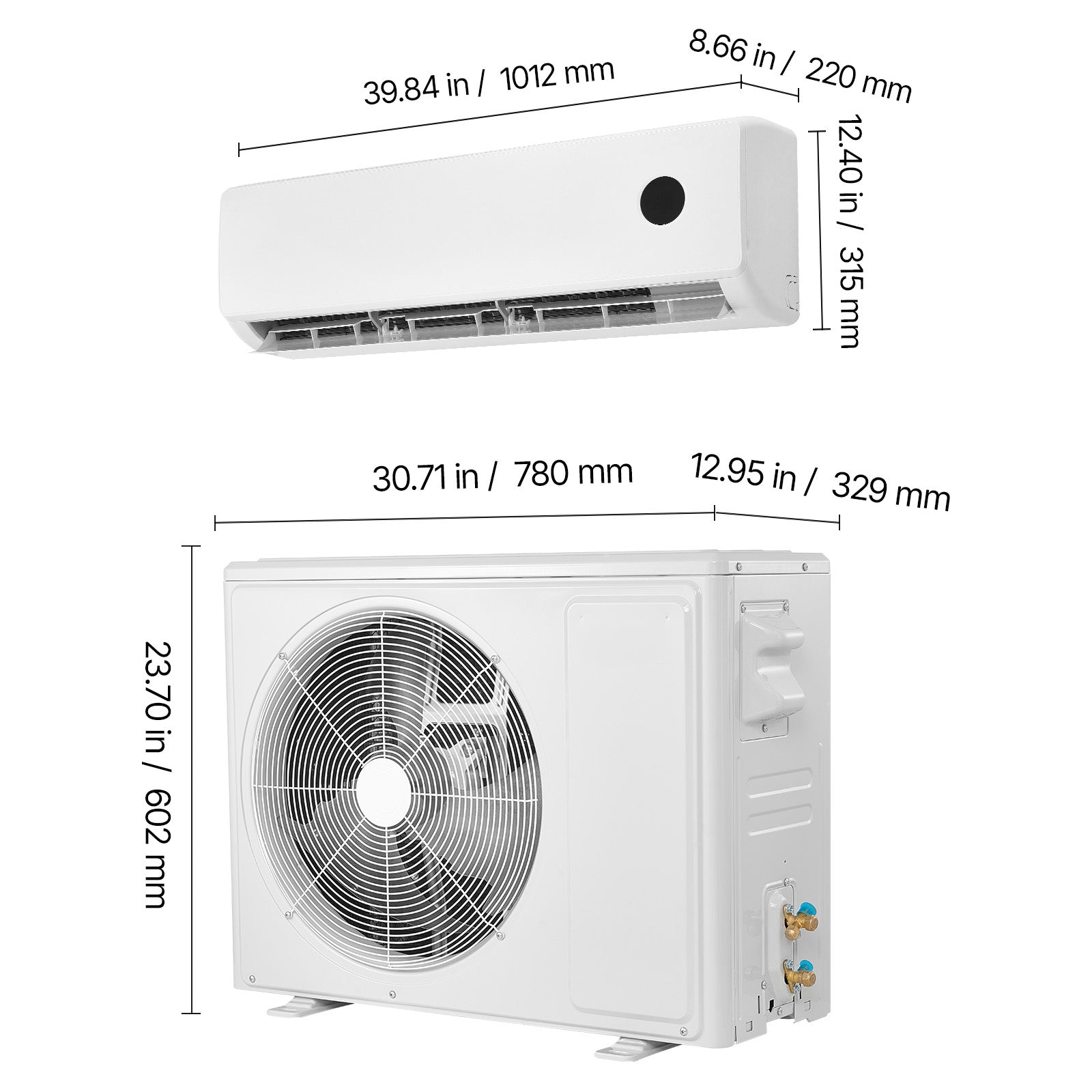 Mini Split Air Conditioner, 18,000 BTU Cooling / 18,400 BTU Heating by HouseOfZazla