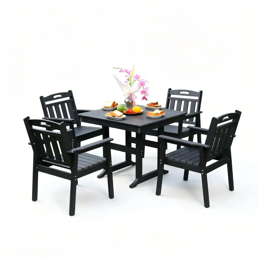 HDPE Outdoor Patio Dining Set by HouseOfZazla