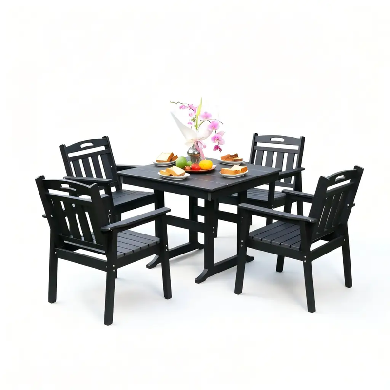 HDPE Outdoor Patio Dining Set by HouseOfZazla