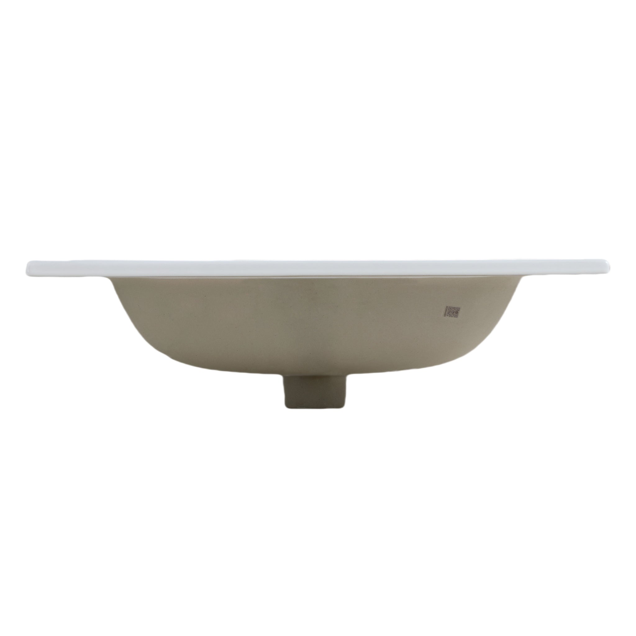 Glossy White Ceramic Integrated Sink by HouseOfZazla