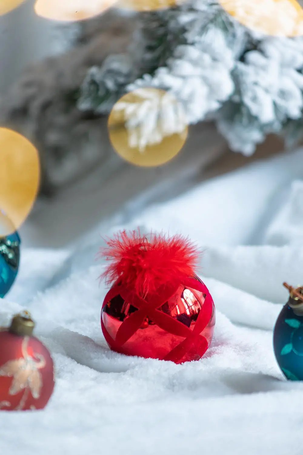 Christmas Ball Ornaments, Decorative Hanging Ball Tree Ornaments For Holiday Party Decorations by HouseOfZazla