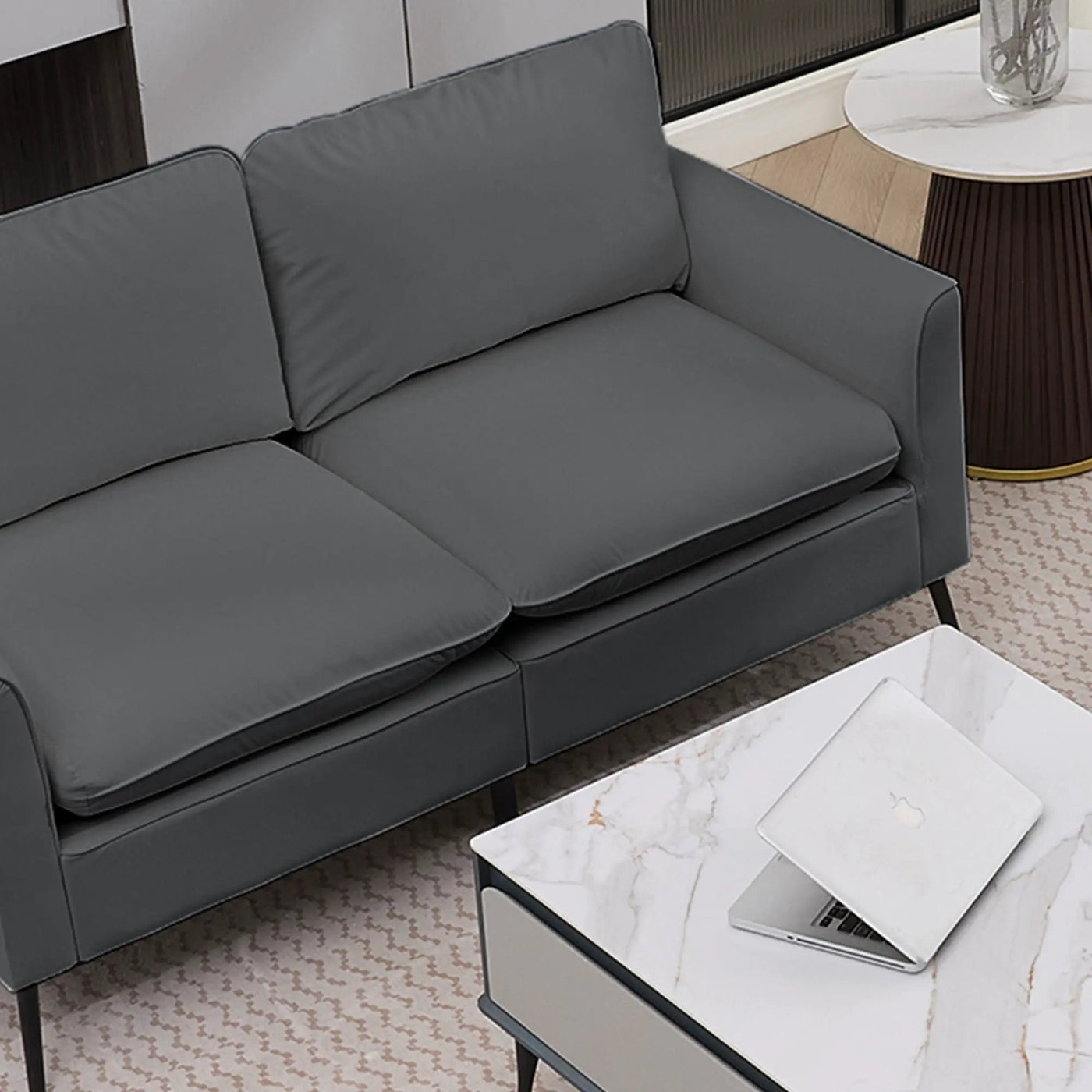 Upholstered Loveseat, For Living Room by HouseOfZazla