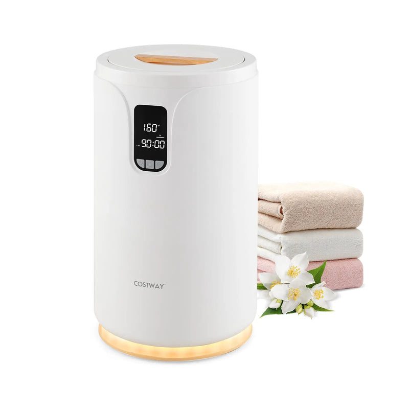 20L Hot Towel Warmer Bucket with 30/60/90 Min Heating Time-White by DirectDeals