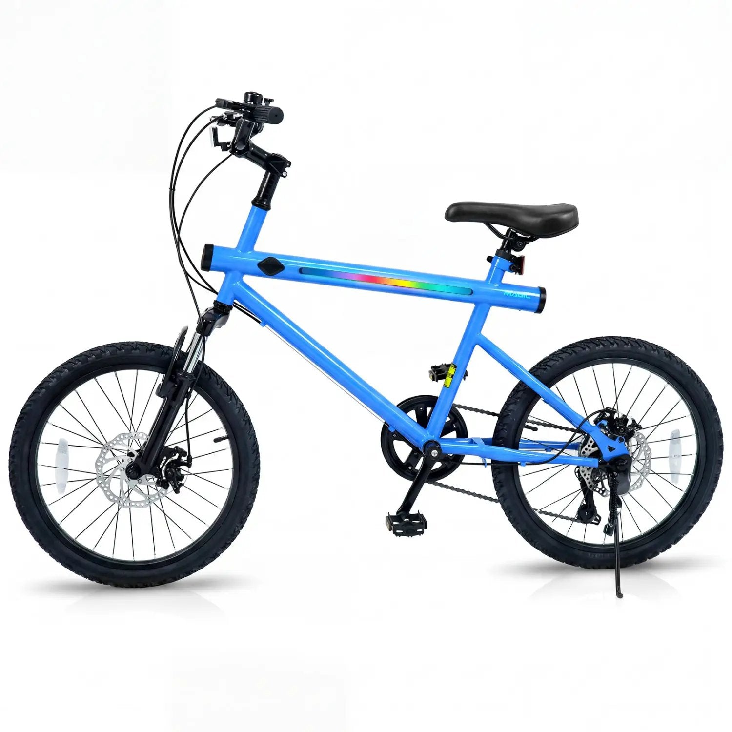 20 Inch Commuter Bicycle LED-lit with 6-Speed Shimano Twist Shifting and Stereo Speakers by DirectDeals