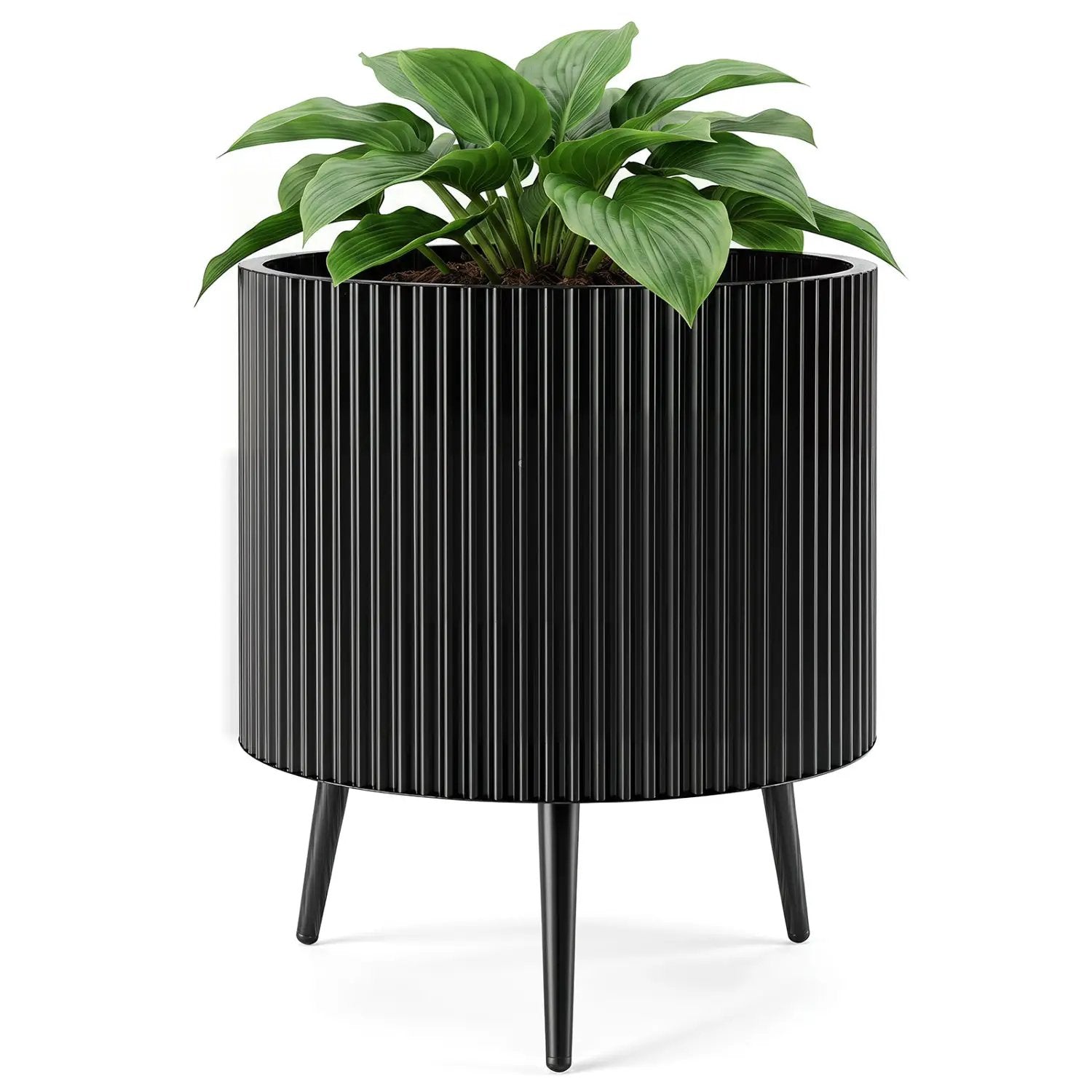 20-Inch Raised Metal Planter with Stand and Drainage Holes by DirectDeals