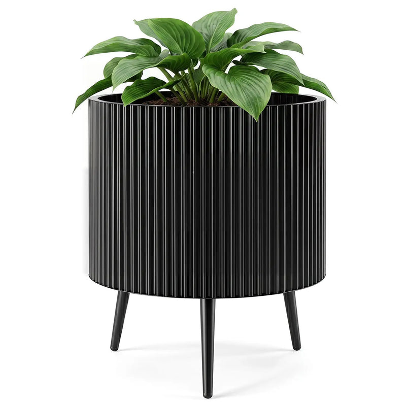 20-Inch Raised Metal Planter with Stand and Drainage Holes by DirectDeals