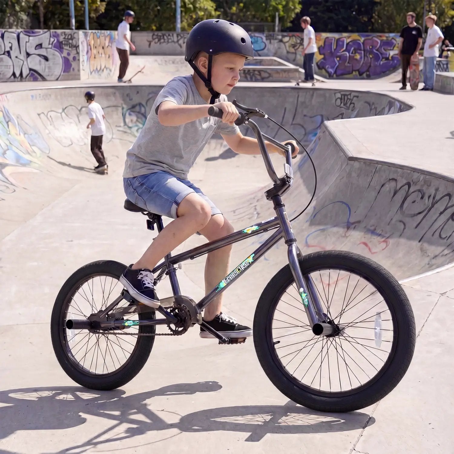 20 Inch BMX Trick Bike with 360° Steering for Kids & Teens by DirectDeals
