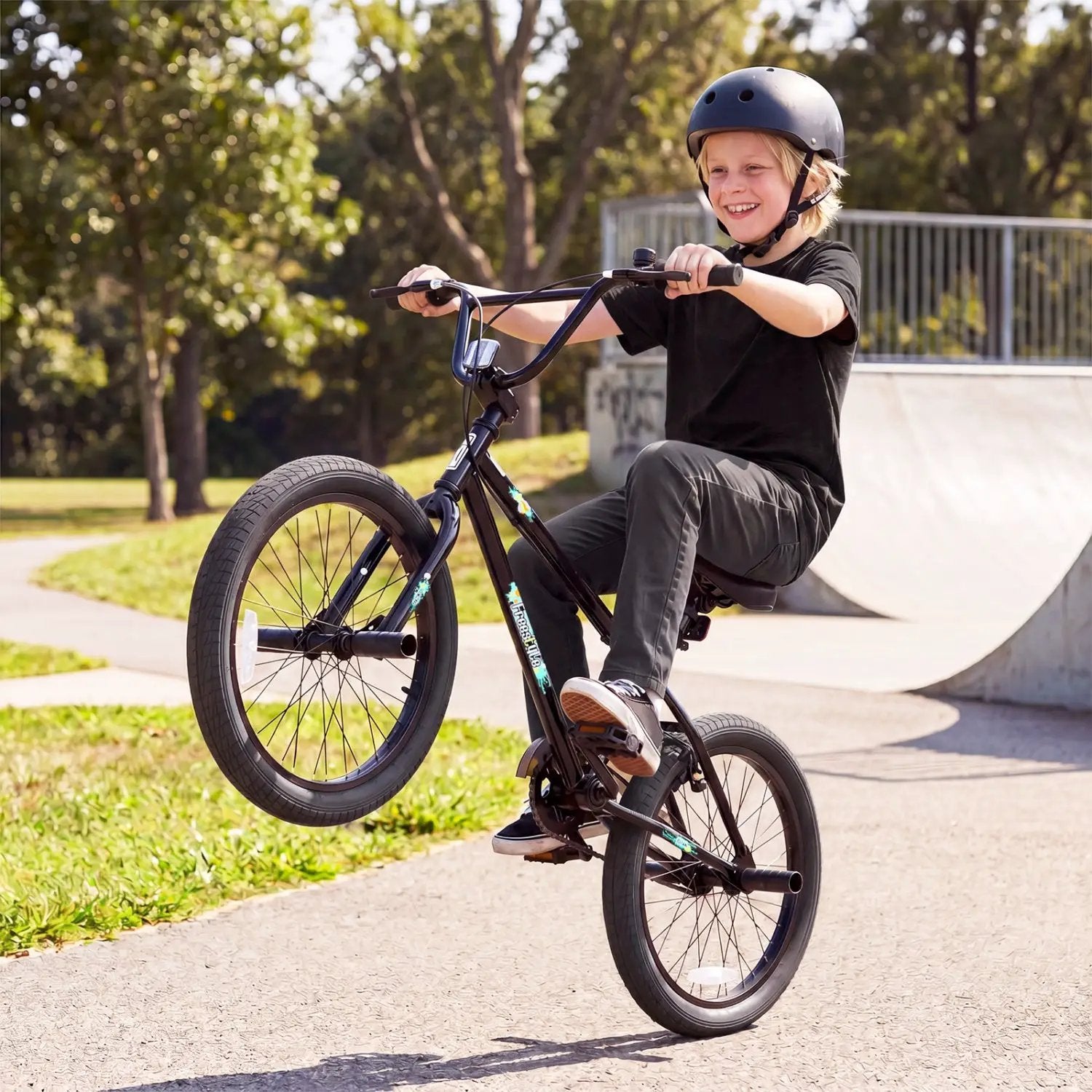 20 Inch BMX Trick Bike with 360° Steering for Kids & Teens by DirectDeals