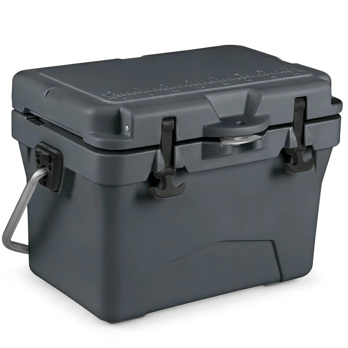20 Quart Portable Hard Cooler with Built-in Ruler and Bottle by DirectDeals