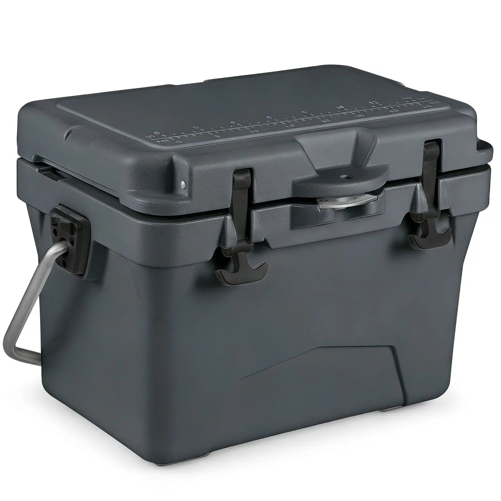20 Quart Portable Hard Cooler with Built-in Ruler and Bottle by DirectDeals