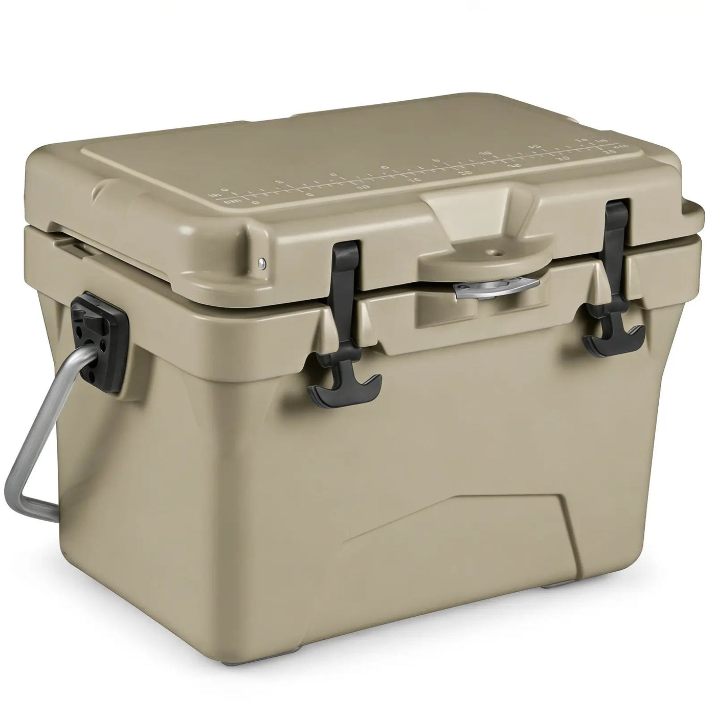 20 Quart Portable Hard Cooler with Built-in Ruler and Bottle by DirectDeals