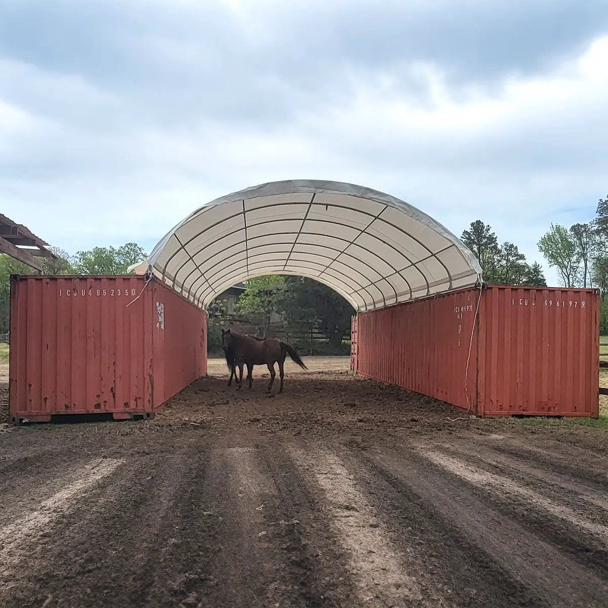 20'x40' Shipping Container Canopy Shelter by Chery Industrial