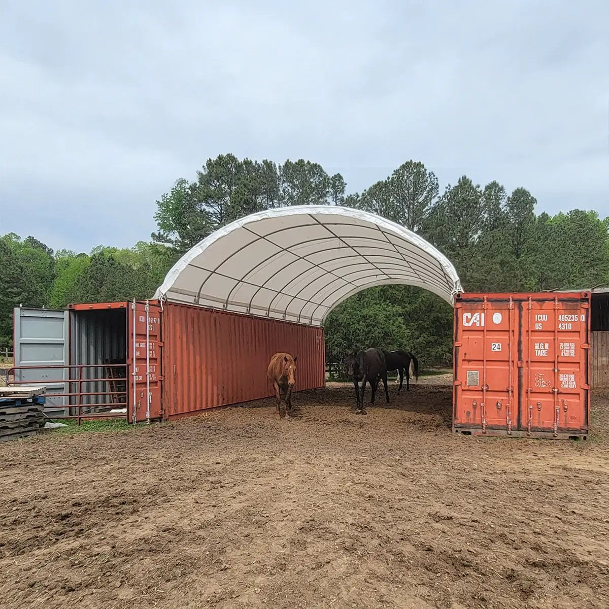 20'x40' Shipping Container Canopy Shelter by Chery Industrial