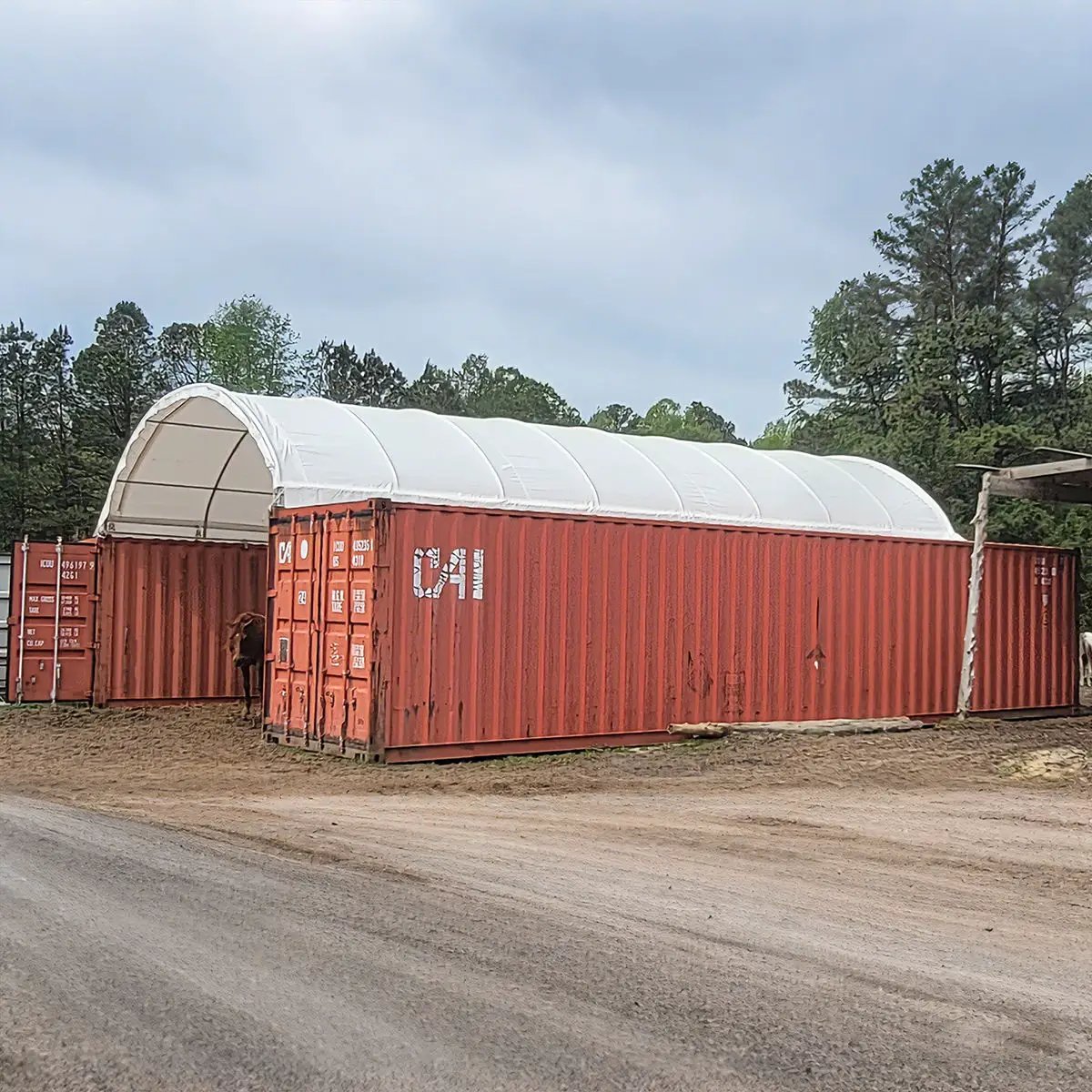 20'x40' Shipping Container Canopy Shelter by Chery Industrial