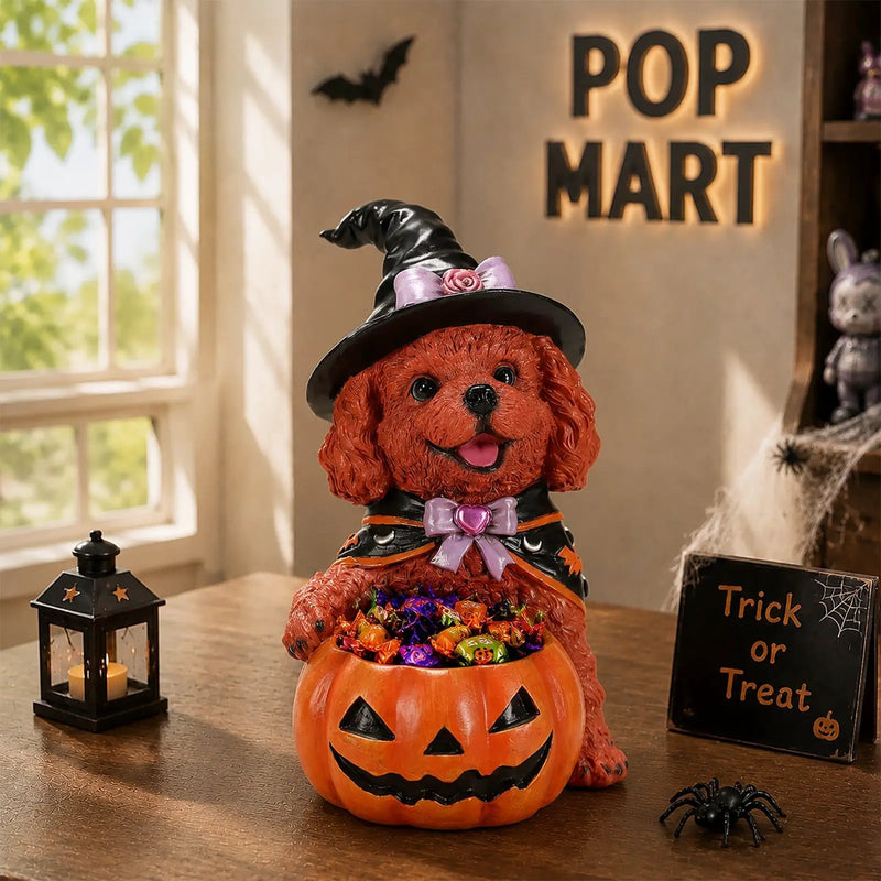Halloween Puppy Figurine by HouseOfZazla
