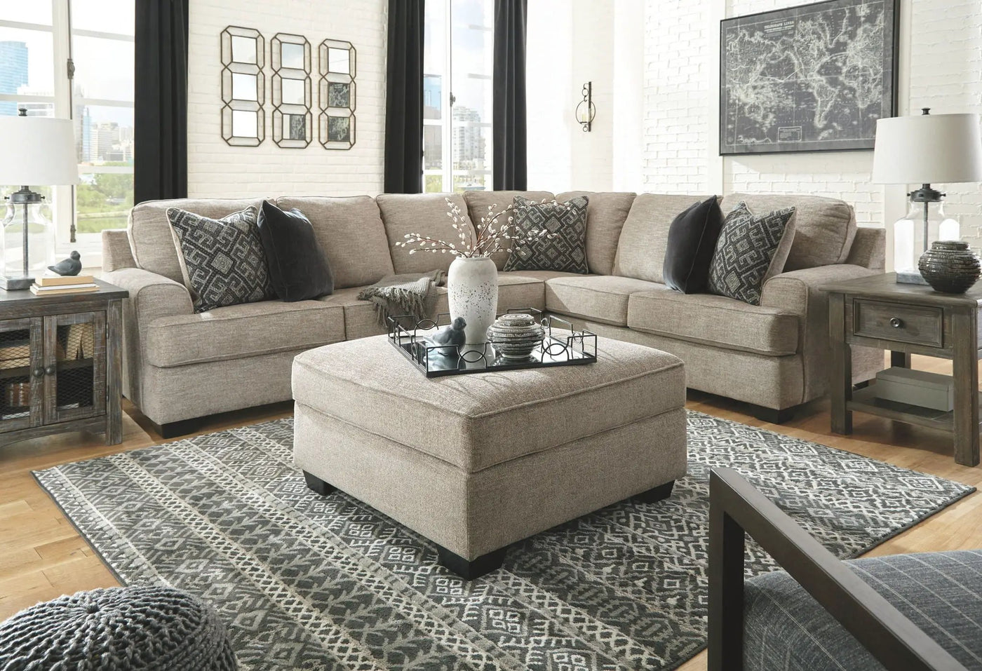 Bovarian - Sectional Set by Unique Piece Furniture