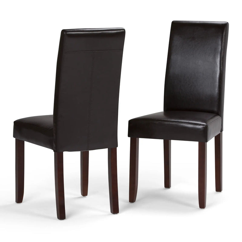 Acadian - Parson Dining Chair (Set of 2) - Tanners Brown by Unique Piece Furniture
