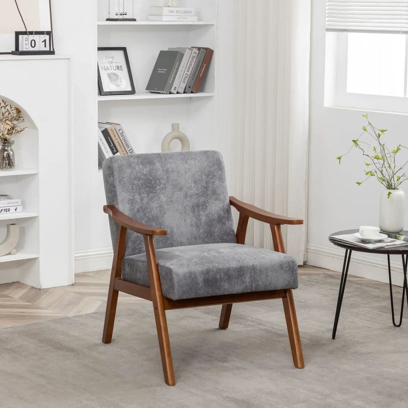 Accent Chair, Classic Mid Century Modern For Extra Seating by Unique Piece Furniture