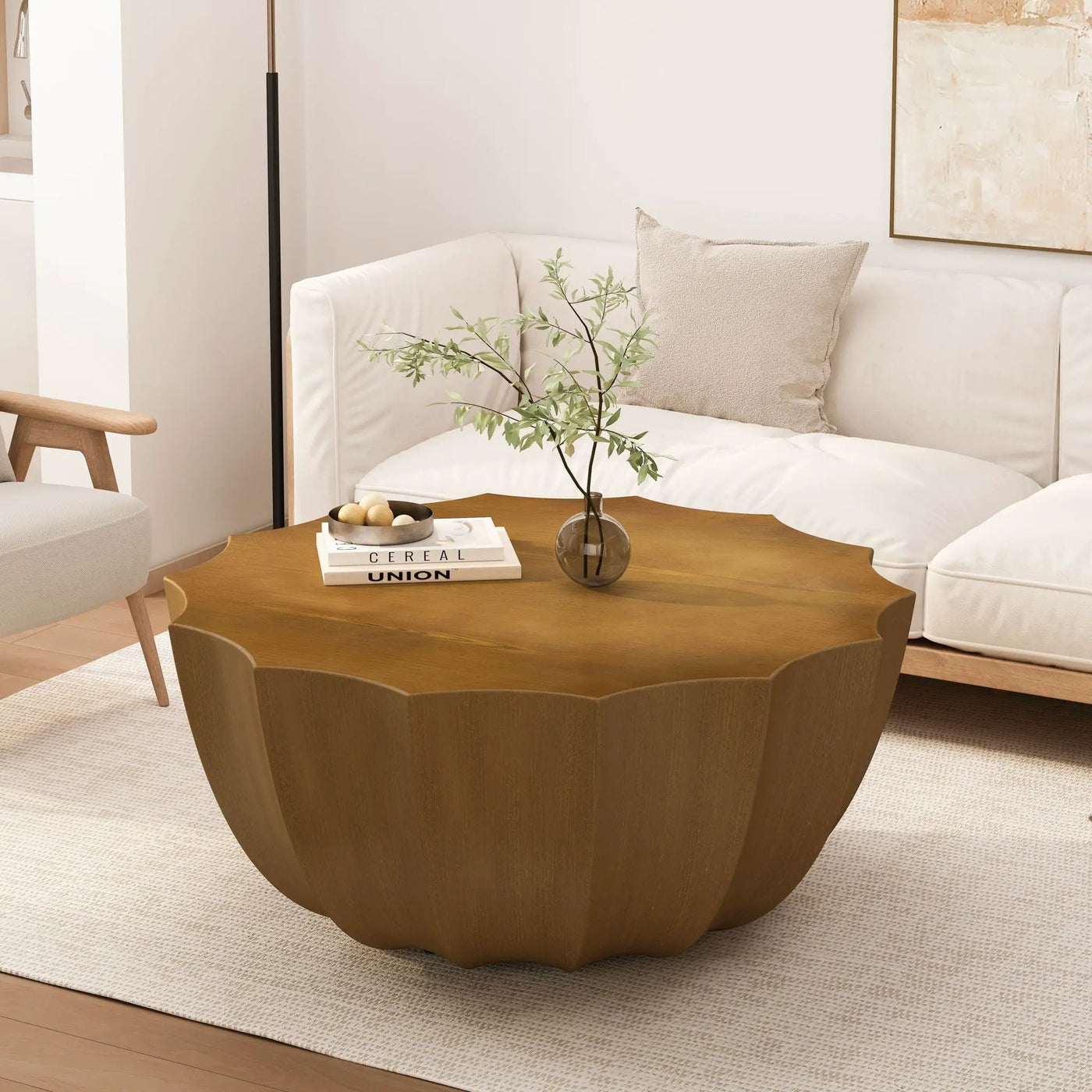 Modern Round Coffee Table For Indoor / Outdoor by HouseOfZazla