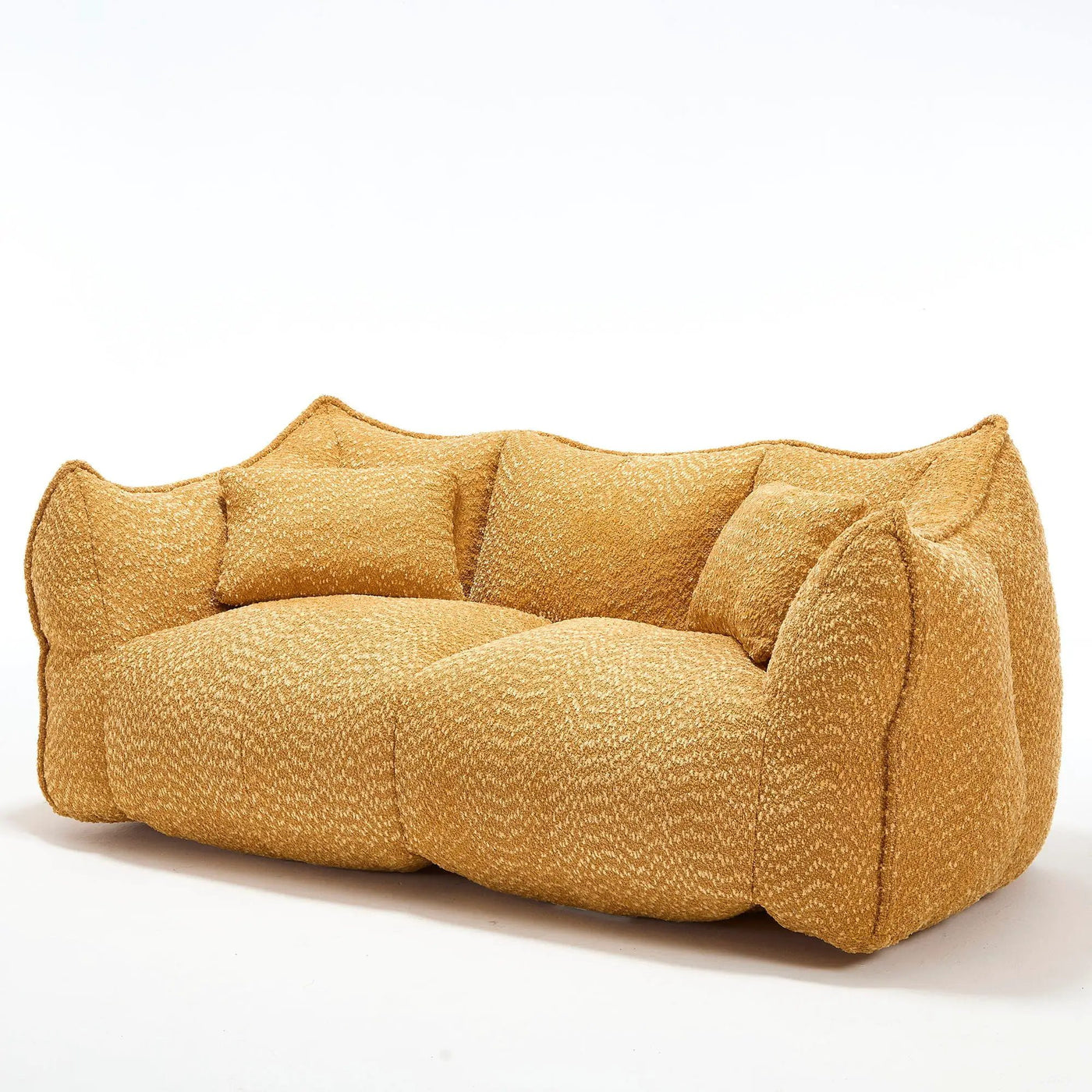 Comfortable Dual Beanbag Chair With High Resilience Foam Core For 2 People by HouseOfZazla