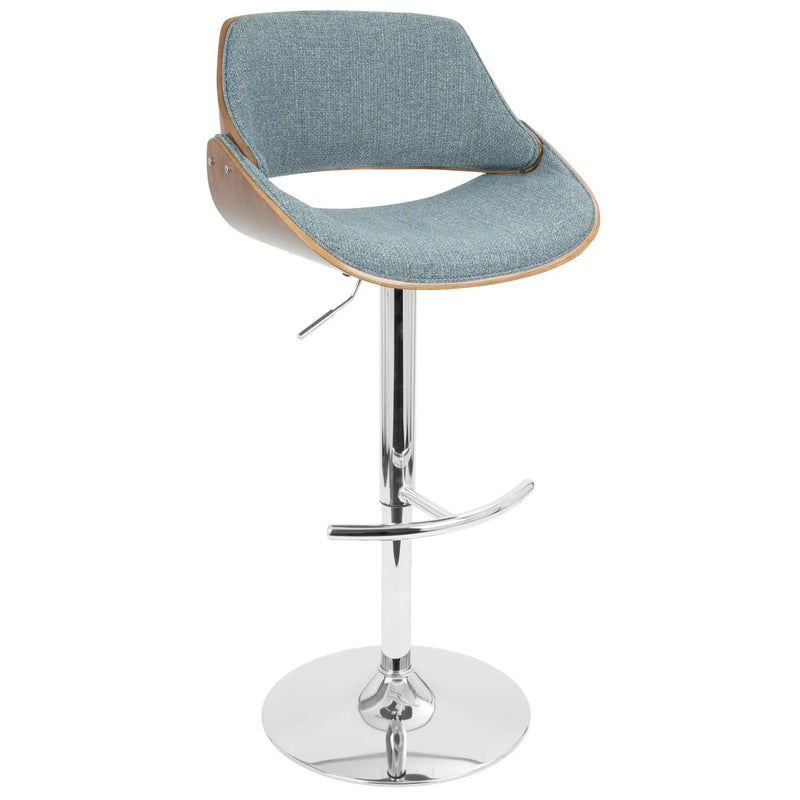 Fabrizzi - Mid Century Modern Adjustable Barstool With Swivel (Set of 2) by Unique Piece Furniture
