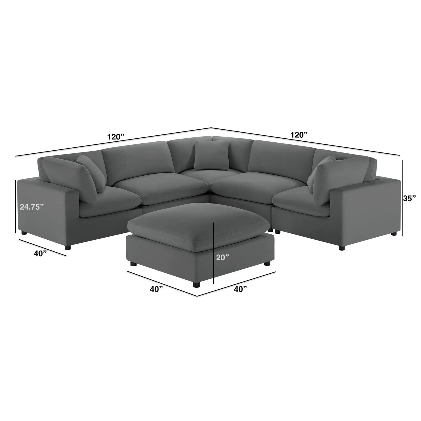 Caylie - Modular Sectional by HouseOfZazla