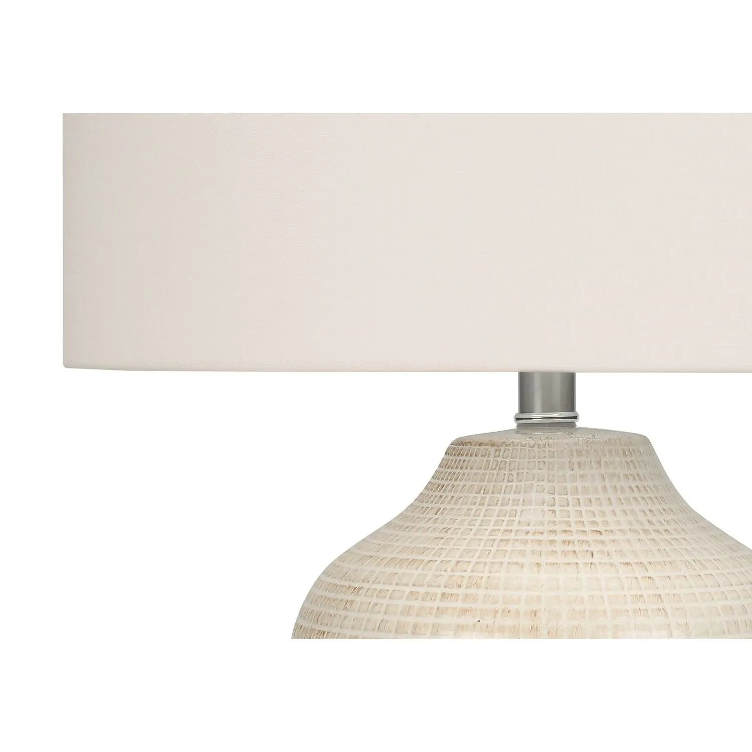 Table Lamp, Lighting, Ceramic, Contemporary - Cream by Unique Piece Furniture