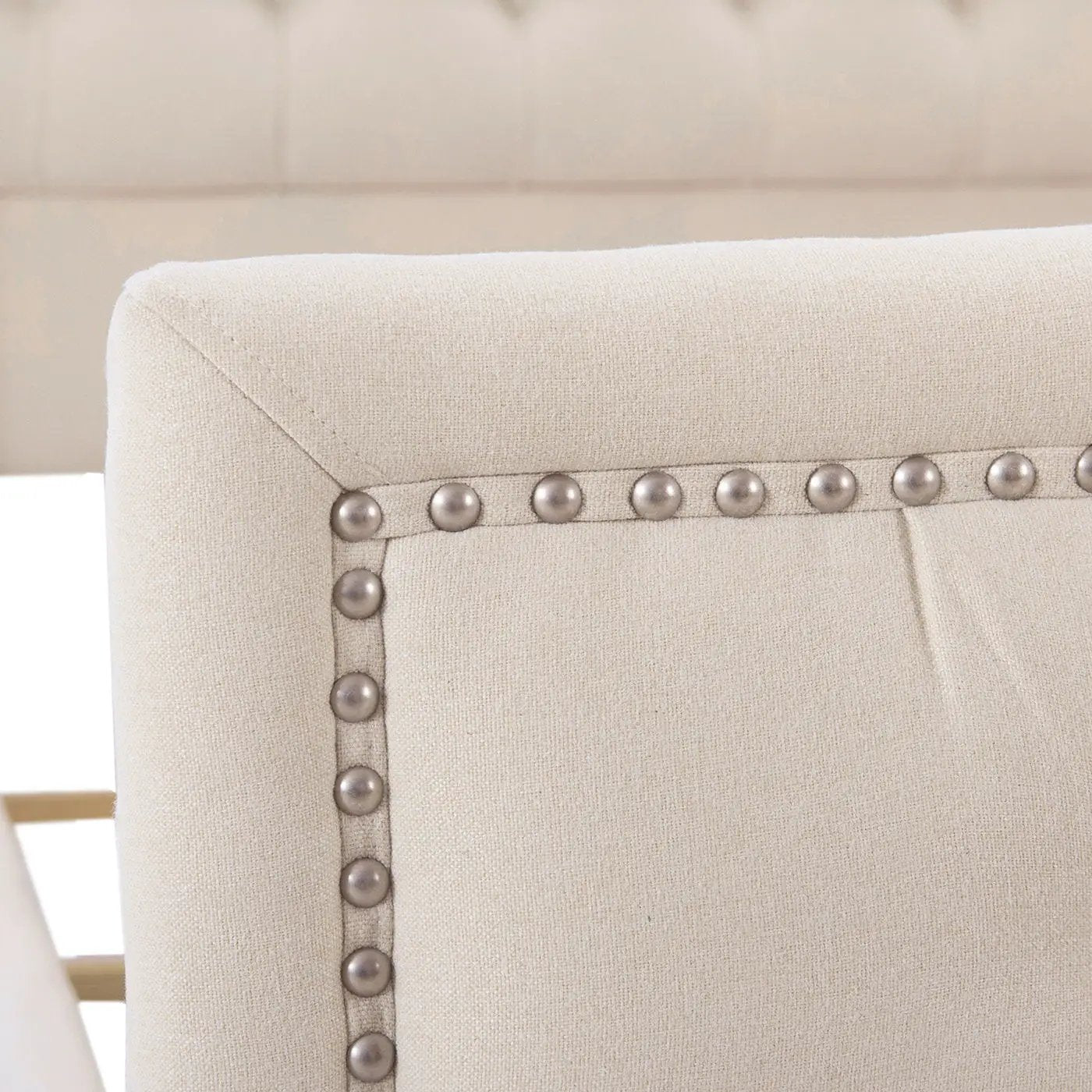 Marcella - Upholstered Shelter Headboard Bed Set by HouseOfZazla