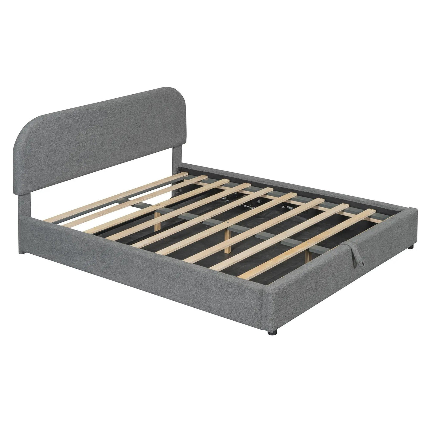 Upholstered Platform Bed With Hydraulic Storage System by HouseOfZazla