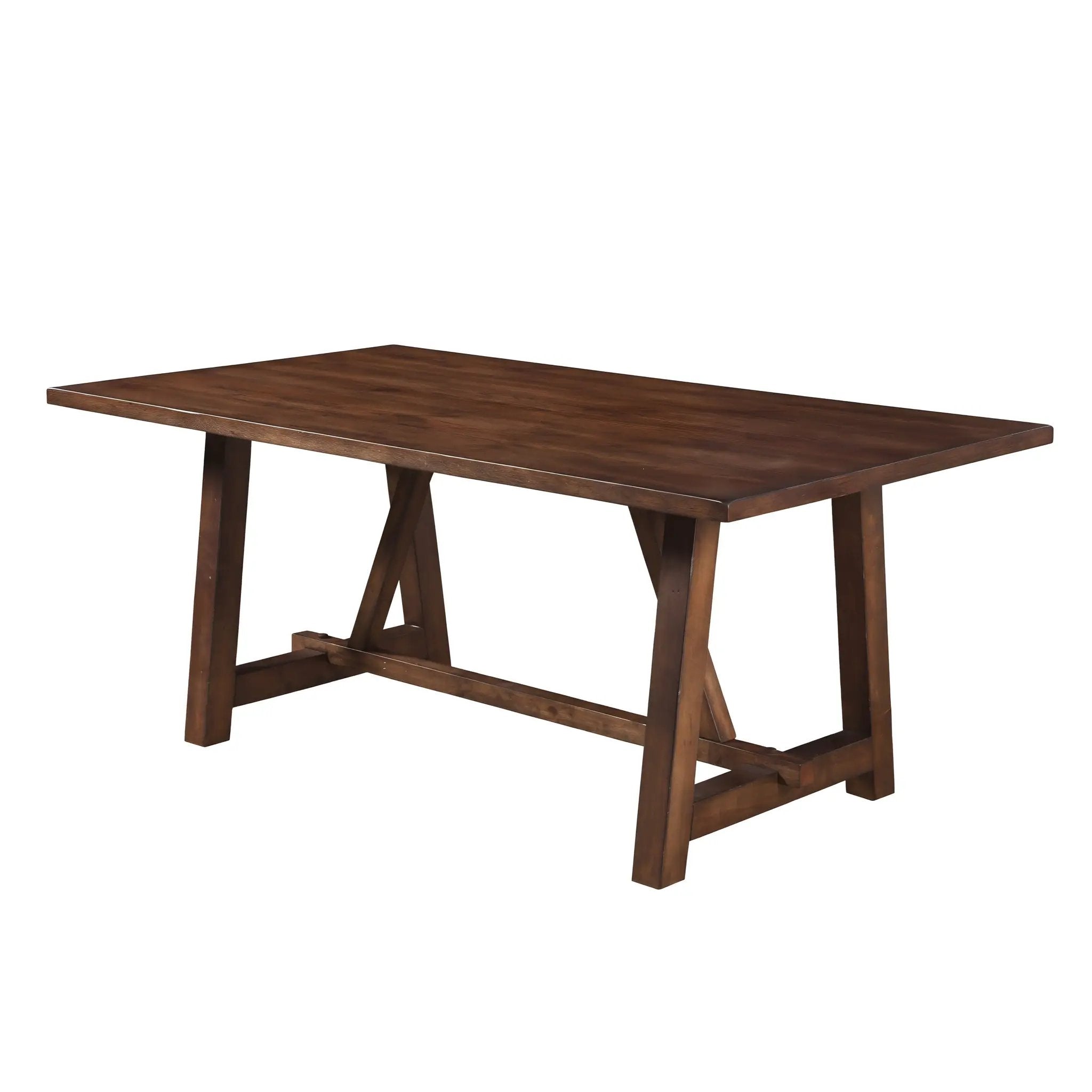 Farmhouse Style Dark Dining Table by HouseOfZazla