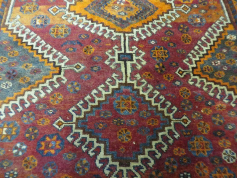 4' X 7' Antique Handmade Tribal Turkish Wool Rug Nice by Jewel Rugs