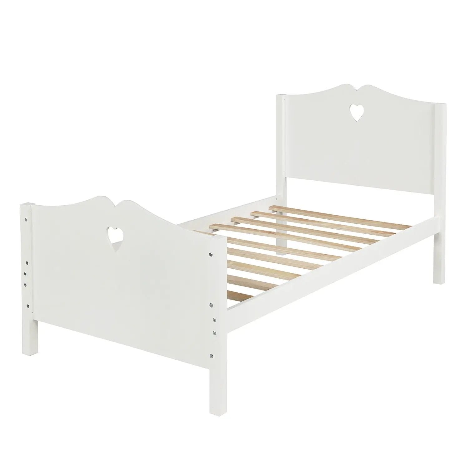 Platform Bed With Slat Support And Headboard And Footboard by HouseOfZazla