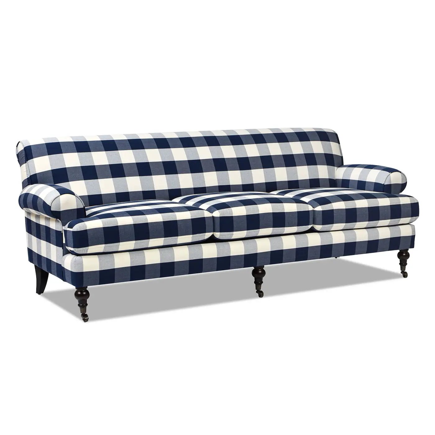 Alana Lawson - Modern Three Cushion Tightback Sofa by Unique Piece Furniture
